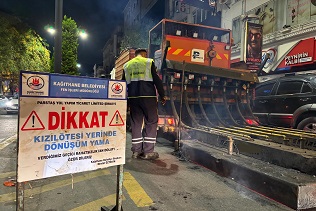 KÂĞITHANE BELEDİYESİ YOLLARI KIZIL ÖTESİ TEKNOLOJİYLE YENİLİYOR